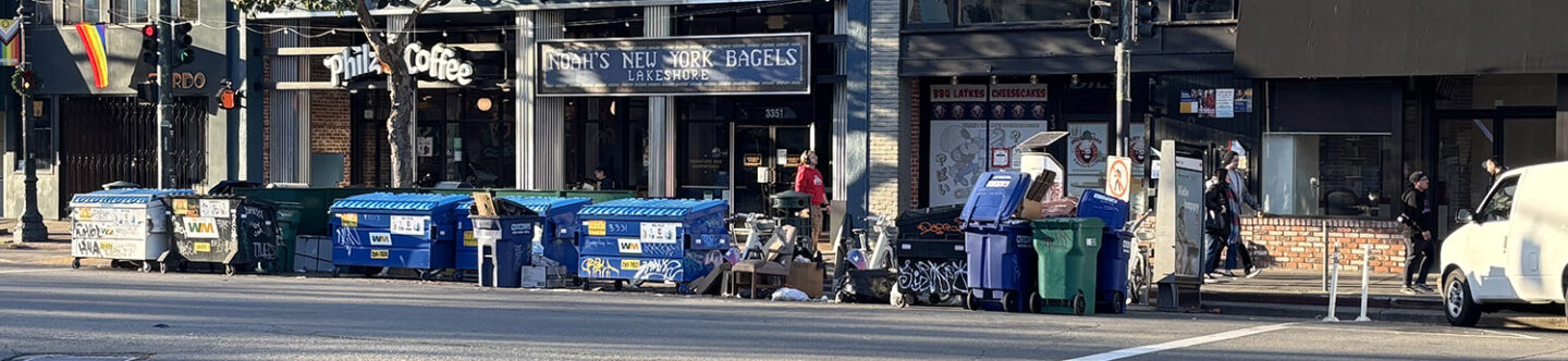 Dumpsters on Lakeshore