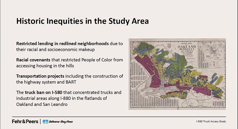 Historic inequities of I-580 slide
