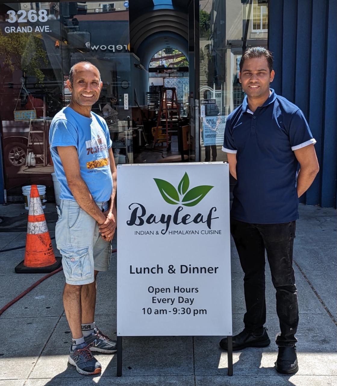 Pashupah & Kamal at Bayleaf