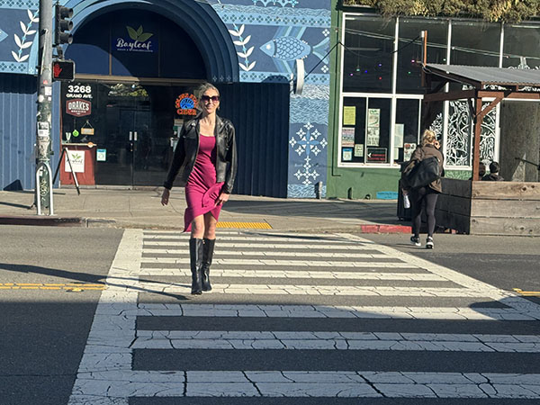 Pedestrian on Grand Ave